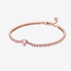 Pandora Sparkling Heart Tennis Bracelet